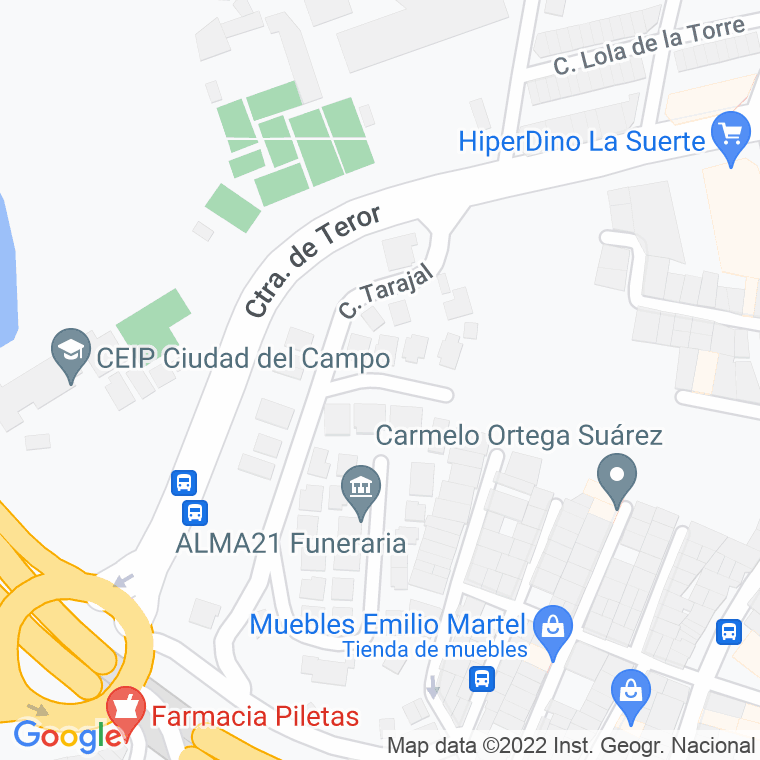 Código Postal calle Brezal (La Suerte) en Las Palmas de Gran Canaria