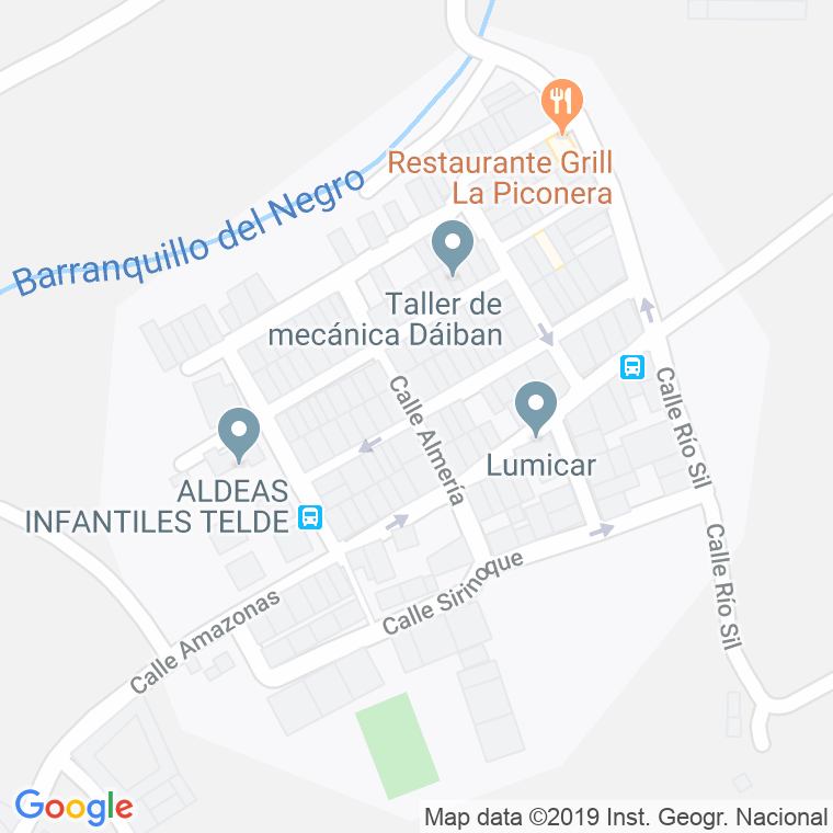 Código Postal calle Almeria en Telde