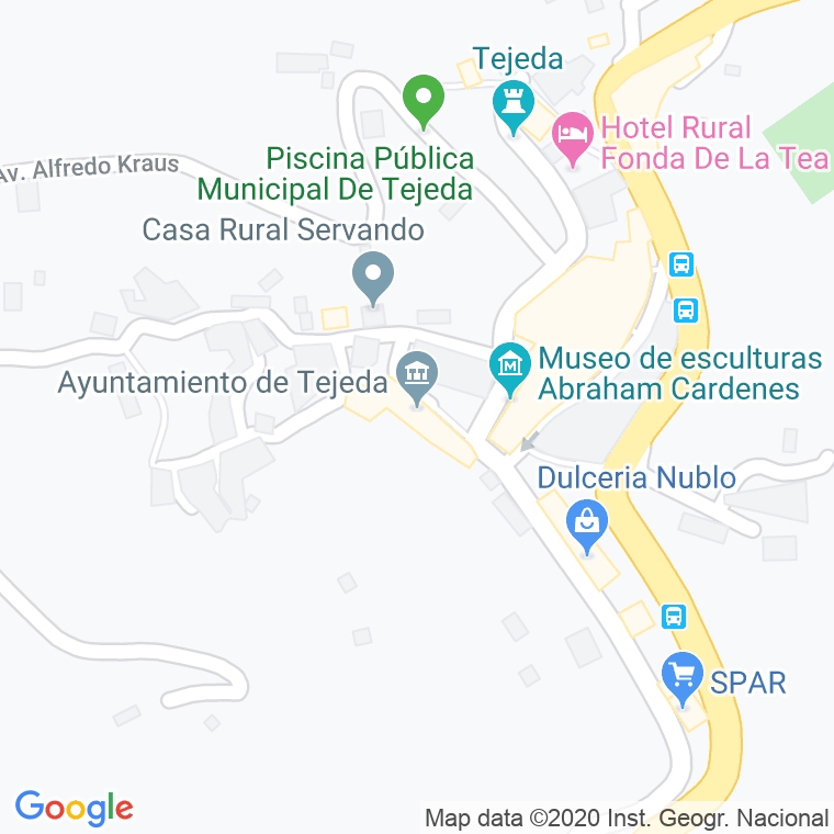 Código Postal de Tejeda (Capital Municipal) en Las Palmas