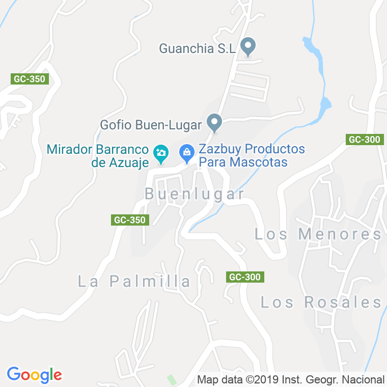 Código Postal de Buenlugar en Las Palmas