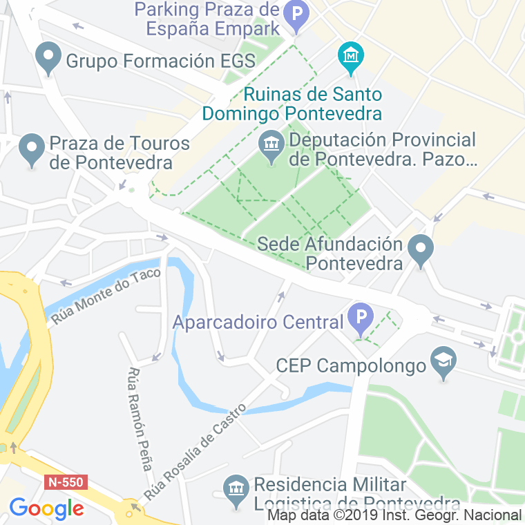 Código Postal calle Reina Victoria, paseo en Pontevedra
