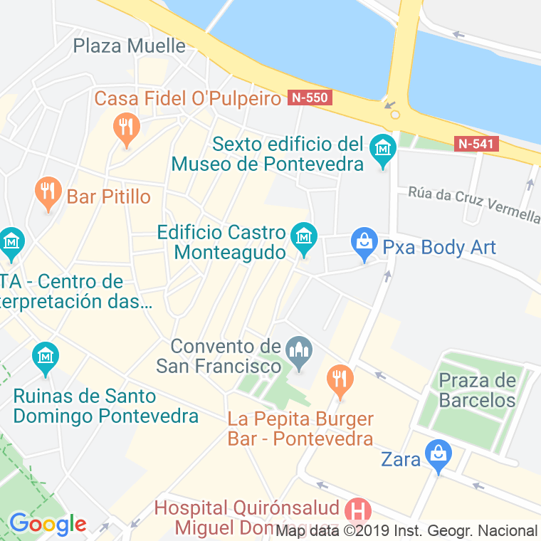 Código Postal calle Figueroa en Pontevedra