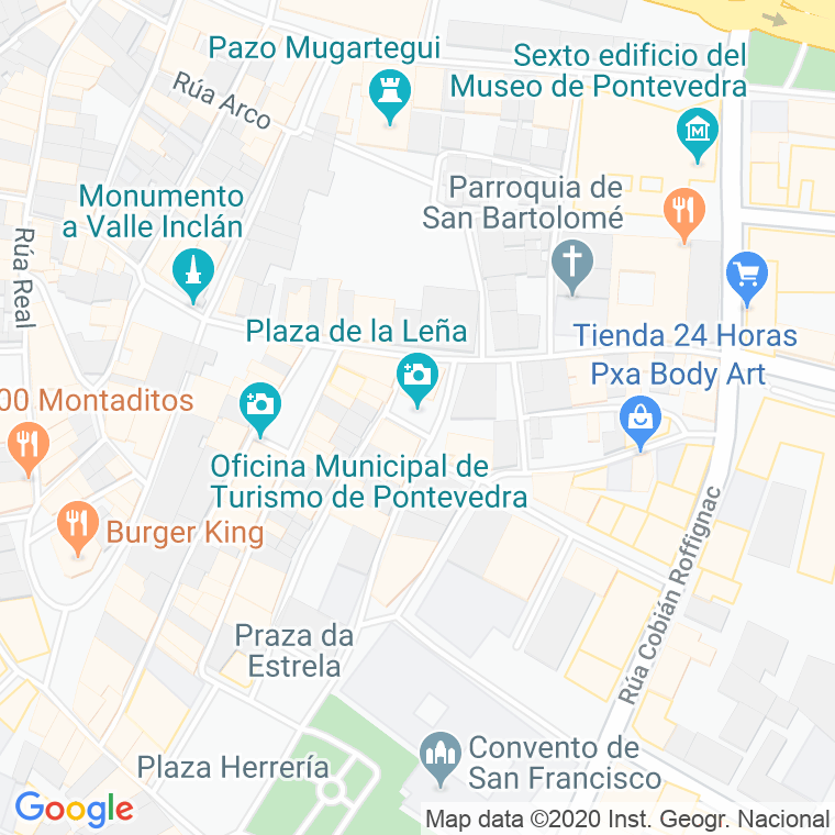 Código Postal calle Herva, Da, praza en Pontevedra
