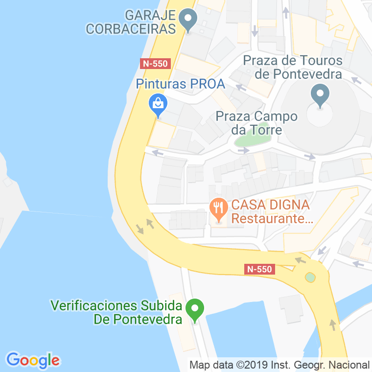 Código Postal calle Juan Villaverde Barcala en Pontevedra