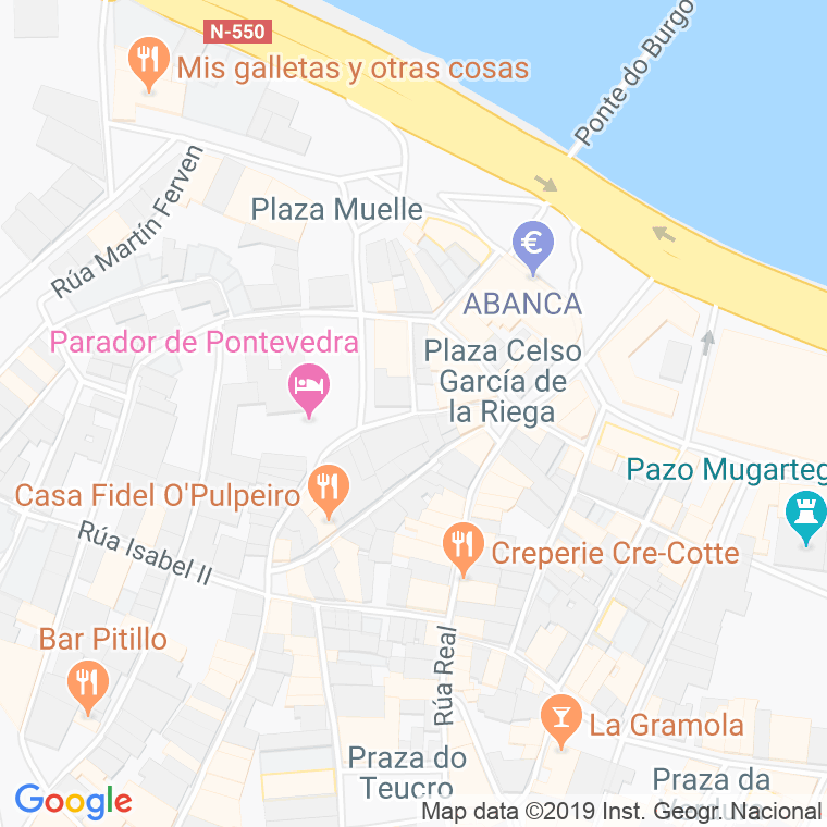 Código Postal calle Maceda en Pontevedra