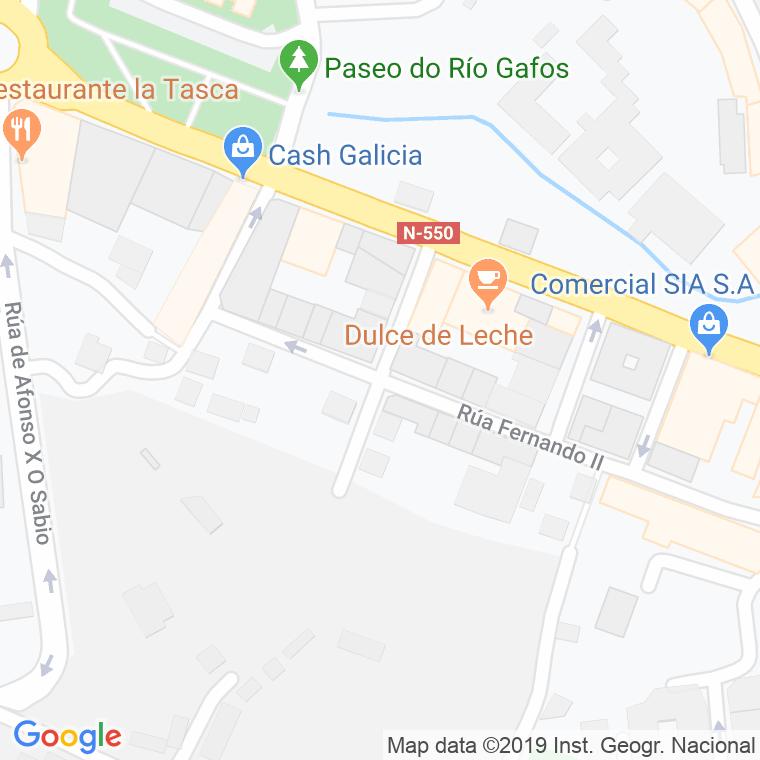 Código Postal calle Fernando Iii El Santo en Pontevedra