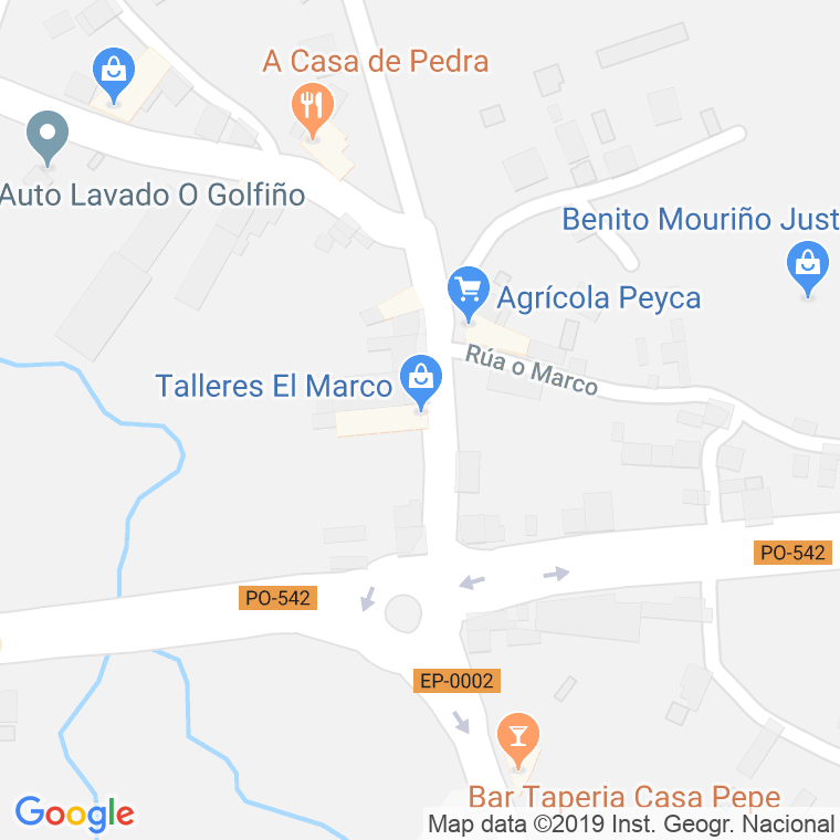 Código Postal calle Marco, O, avenida en Pontevedra