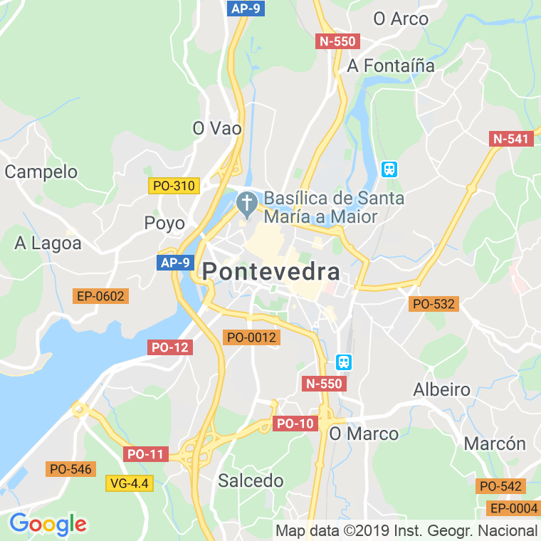 Código Postal calle Barca, travesia en Pontevedra