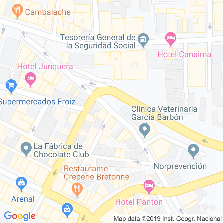 Código Postal calle Alfonso Xiii, travesia en Vigo