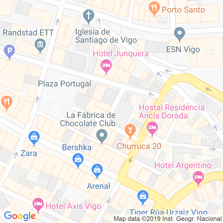 Código Postal calle Gravina en Vigo