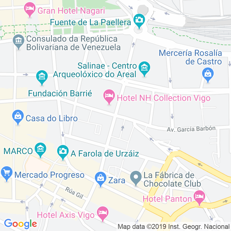 Código Postal calle Republica Argentina en Vigo