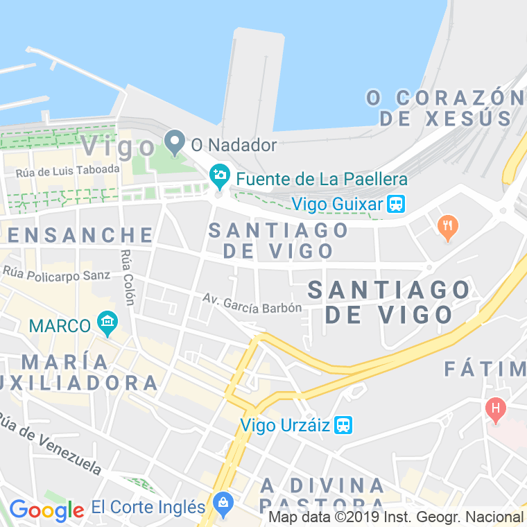 Código Postal calle Rosalia Castro en Vigo