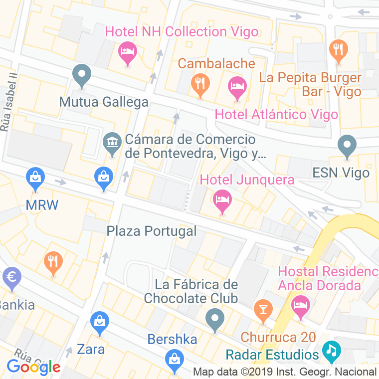 Código Postal calle Santiago De Vigo, travesia en Vigo