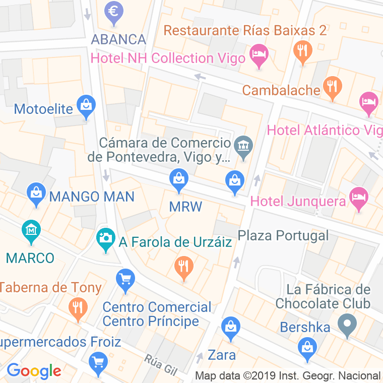 Código Postal calle Uruguay en Vigo