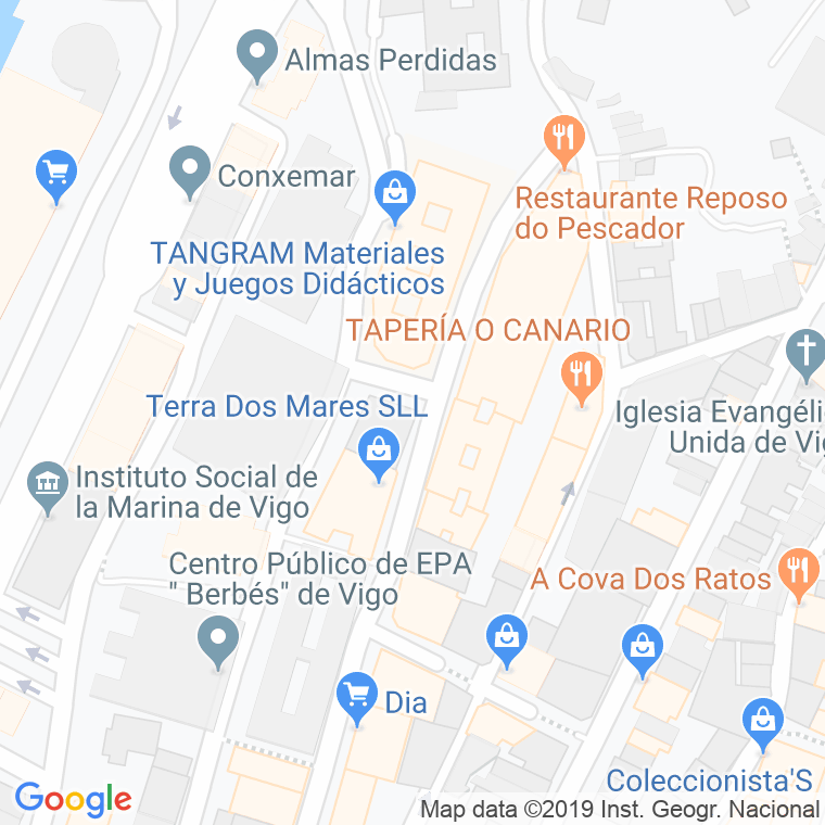 Código Postal calle Beiramar   (Impares Del 1 Al 79) en Vigo