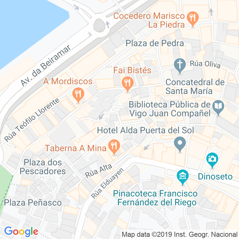 Código Postal calle Franco, travesia en Vigo