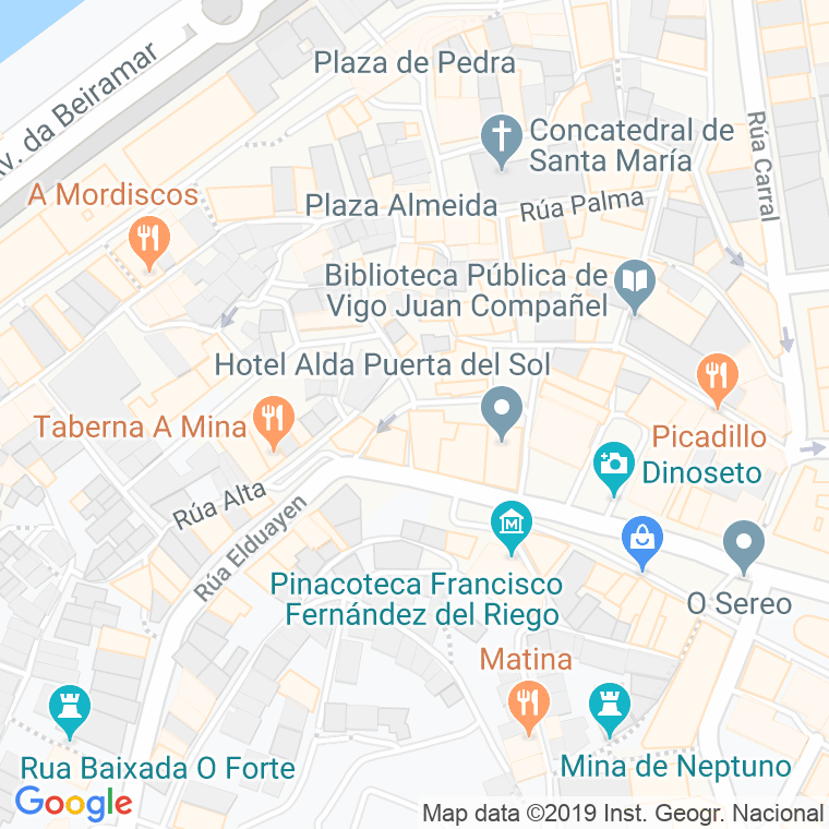 Código Postal calle Misericordia en Vigo