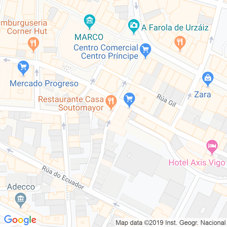 Código Postal calle Manuel Nuñez en Vigo