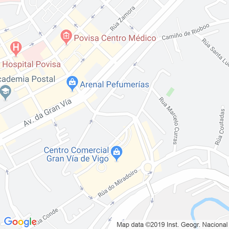 Código Postal calle Castaño en Vigo
