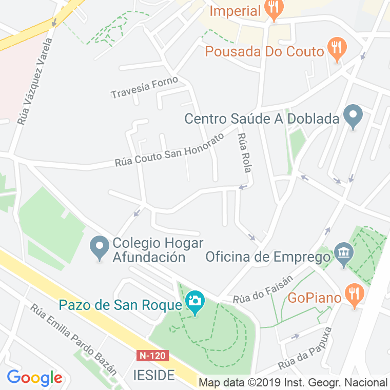 Código Postal calle Rola, La en Vigo