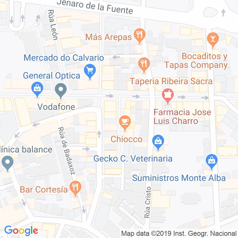 Código Postal calle Cruz Blanca en Vigo
