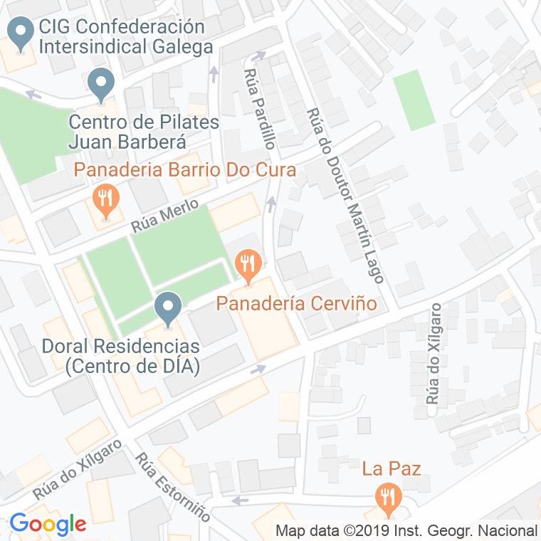 Código Postal calle Doctor Toscano en Vigo