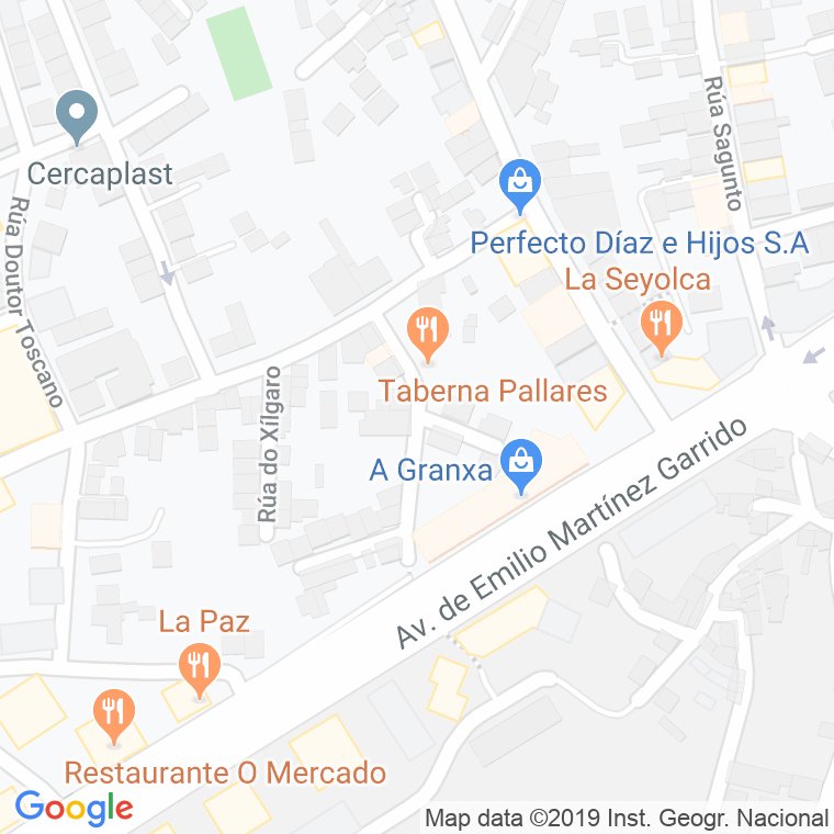 Código Postal calle Mideiros en Vigo