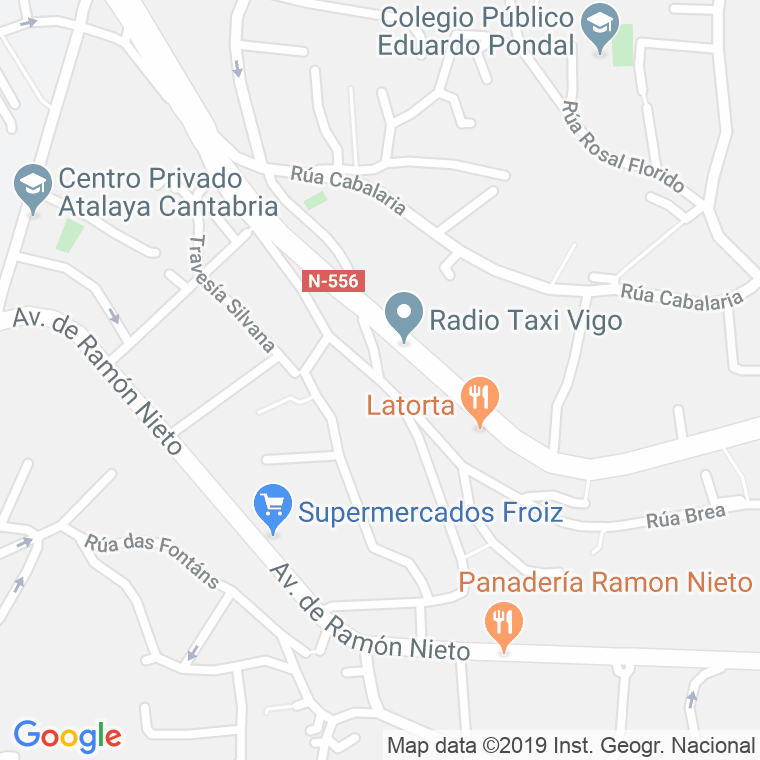 Código Postal calle Pardavila en Vigo