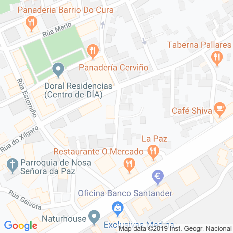 Código Postal calle Sobreiro en Vigo