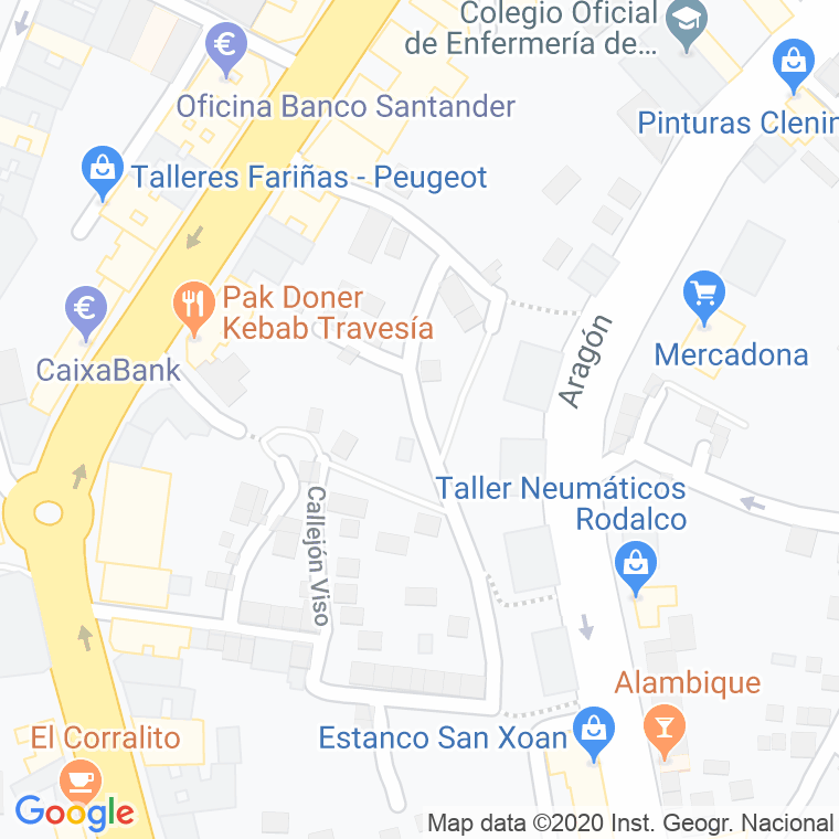 Código Postal calle Pinelas en Vigo