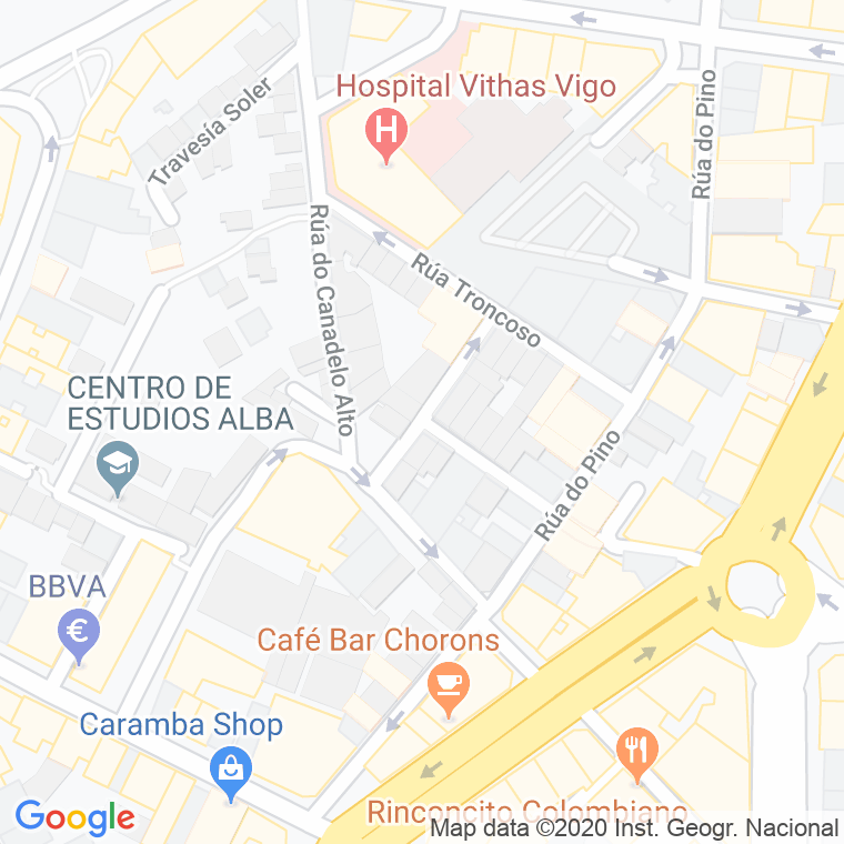 Código Postal calle Rosario en Vigo