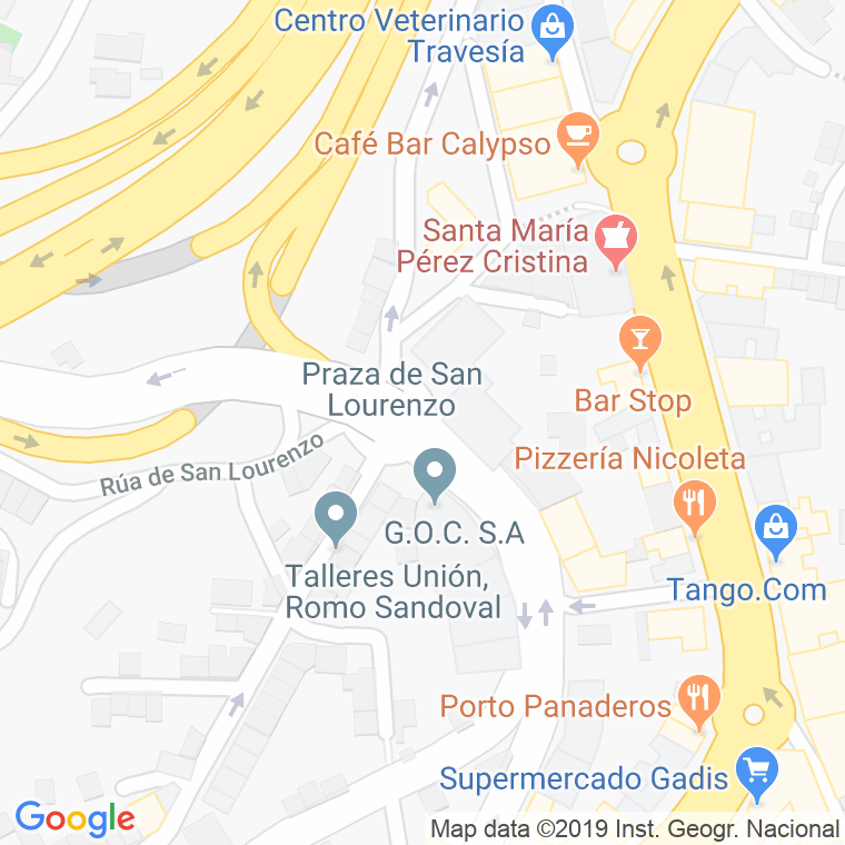 Código Postal calle San Lourenzo en Vigo