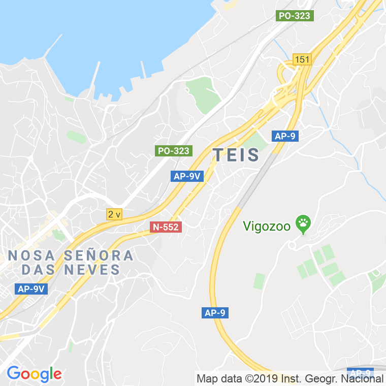 Código Postal calle Angel De Lema Y Marina   (Impares Del 1 Al 21)  (Pares Del 2 Al 10) en Vigo