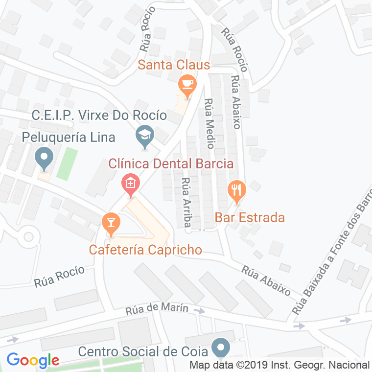 Código Postal calle Arriba en Vigo