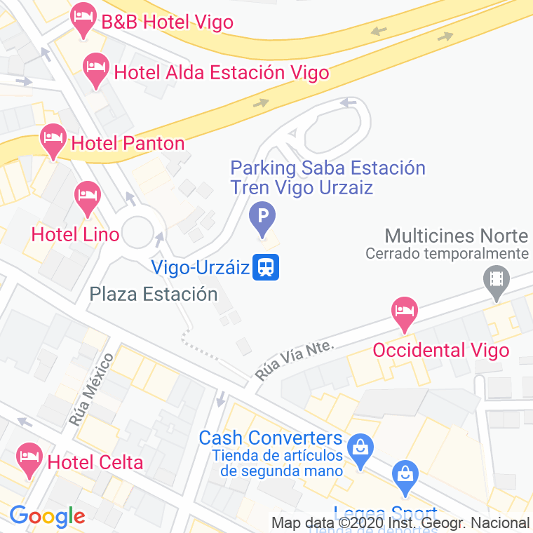 Código Postal calle Estacio en Vigo