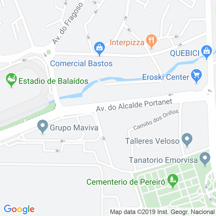 Código Postal calle Alcalde Portanet, avenida en Vigo