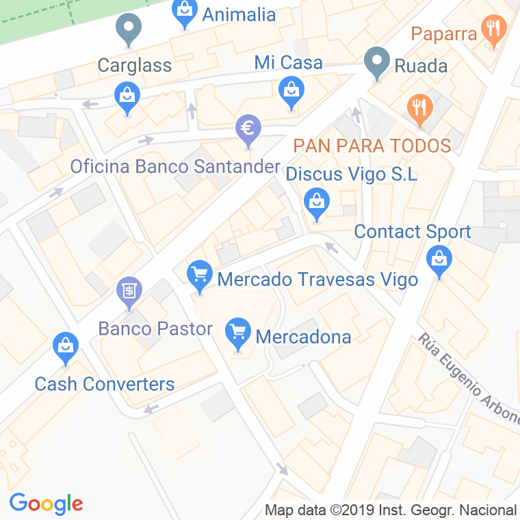 Código Postal calle Luis Seoane en Vigo
