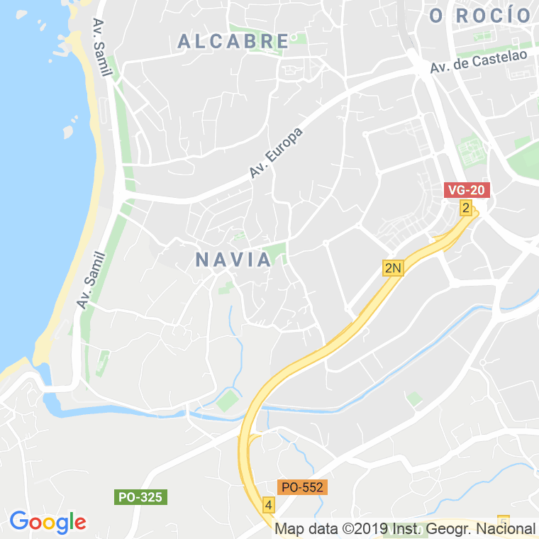 Código Postal calle San Paio (Navia) en Vigo