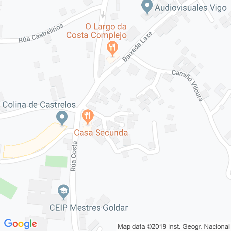 Código Postal calle Lavandeiras en Vigo