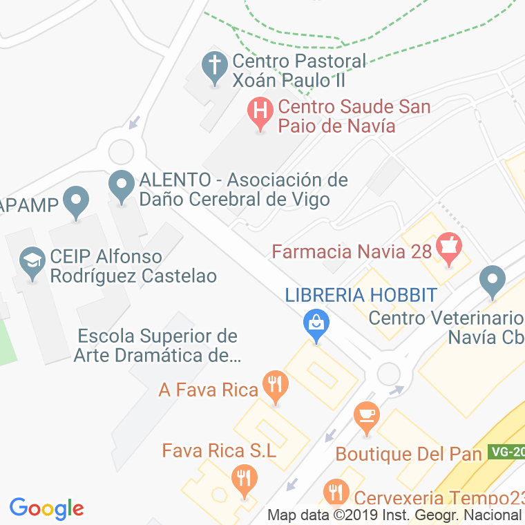 Código Postal calle Poza Cabalo, camiño en Vigo