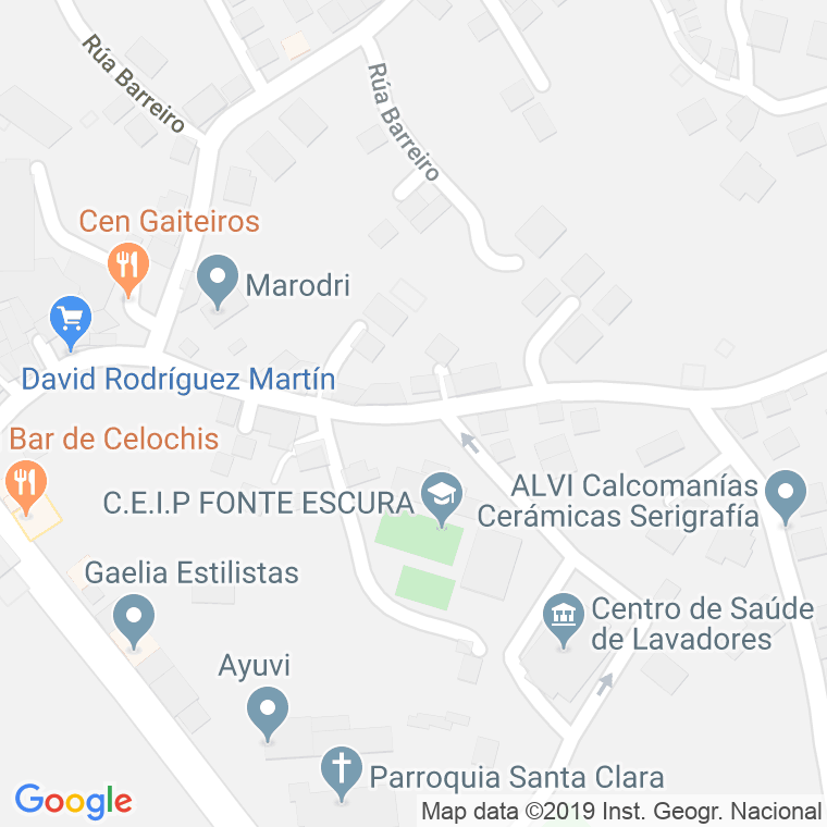 Código Postal calle Barreiro, travesia (Impares Del 1 Al 45)  (Pares Del 2 Al 44) en Vigo