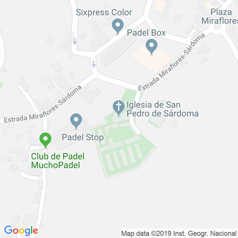 Código Postal calle Lameiro (San Pedro De Sardoma) en Vigo