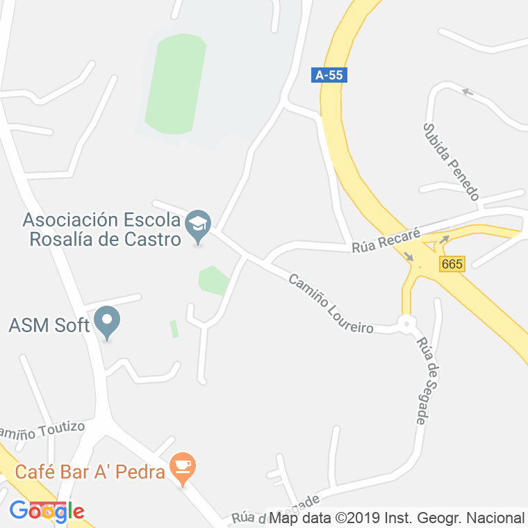 Código Postal calle Loureiro-bembribe en Vigo