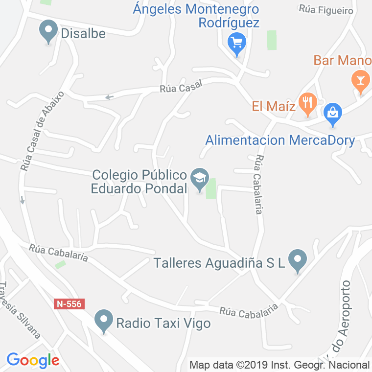 Código Postal calle Rosal Florido en Vigo