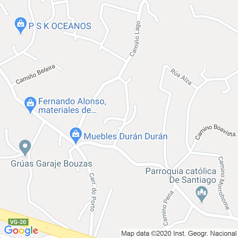 Código Postal calle Figueiros (Beade), lugar en Vigo