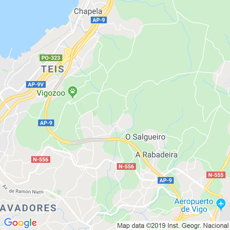 Código Postal calle Cocharis (Candean), lugar en Vigo