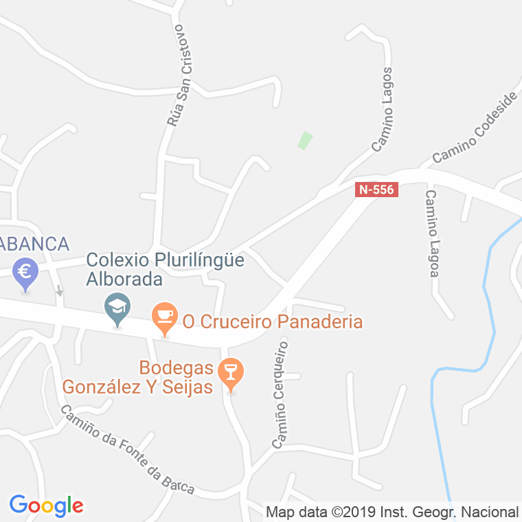 Código Postal calle Gondomar (Candean), lugar en Vigo