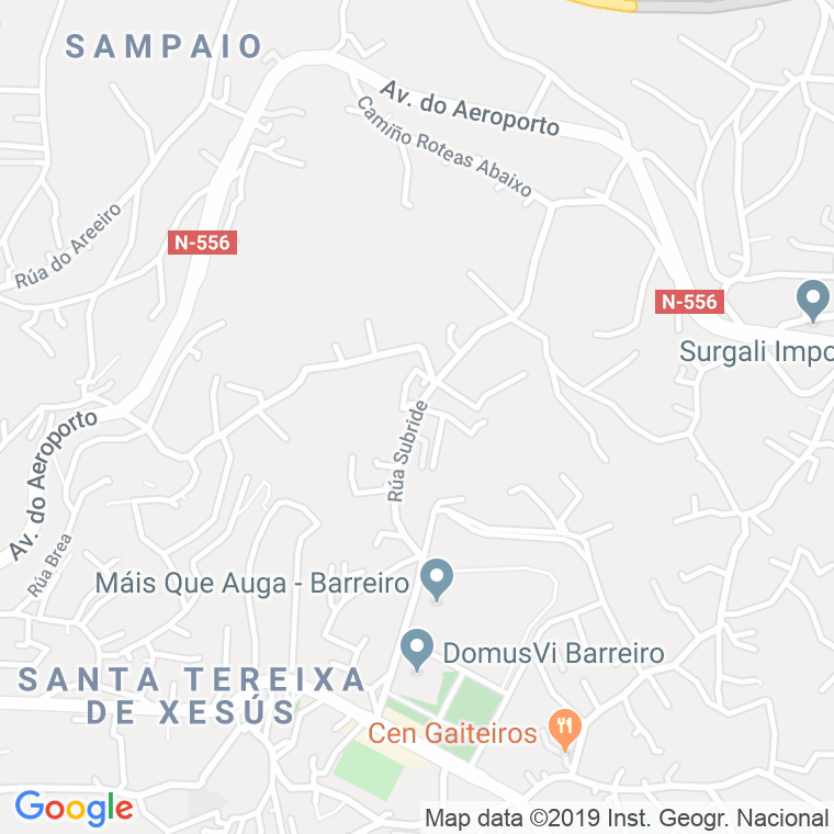 Código Postal calle Subride (Candean), lugar en Vigo