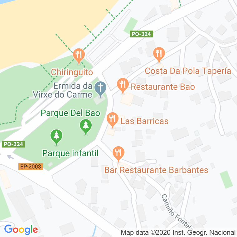 Código Postal calle Capela, A (Coruxo), lugar en Vigo
