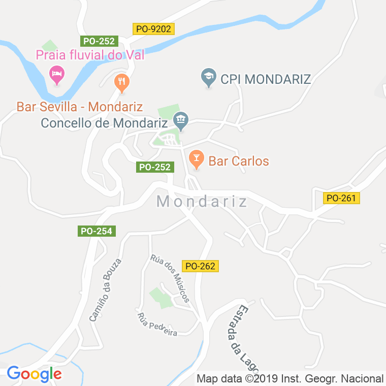 Código Postal de Paredes, As (Mondariz) en Pontevedra